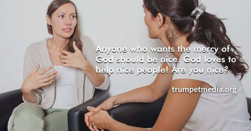 Christians must be nice