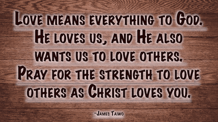 love one another