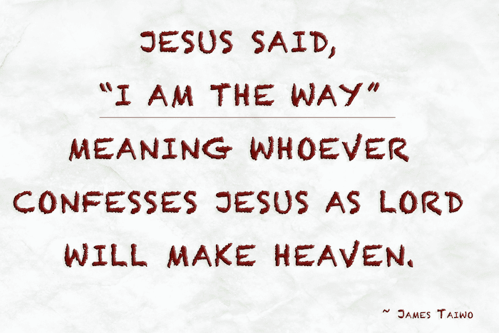 Jesus is the way