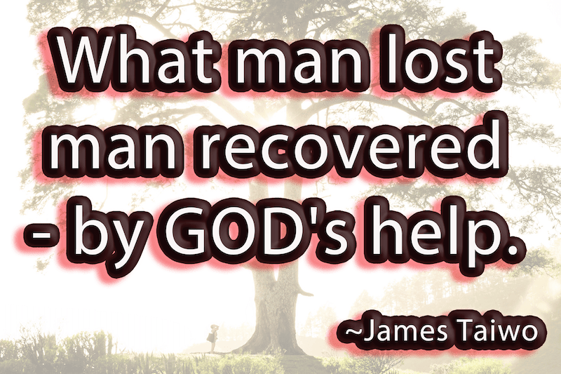 man recovers